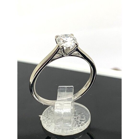 Unique Moments Engagement Ring Lab Grown 0.75ct Diamond 10k White Gold Size 8 main image 8